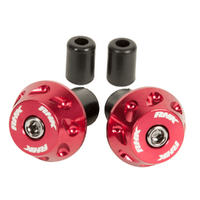 RHK Red Lightweight Handlebar Bar End Weights 