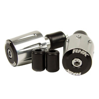 RHK Silver Heavy Duty Handlebar Bar End Weights 