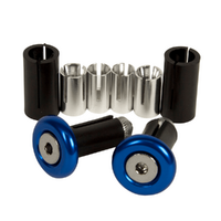 RHK Blue Handlebar Bar End Weights 