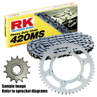 RK HD Chain & Sprocket Kit for 1976-1978 Honda XR75 - 14/46