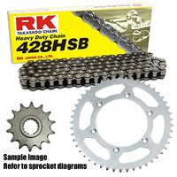 RK HD Chain & Sprocket Kit for 1981-1984 Honda XL100S - 15/42