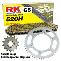 RK HD Chain & Sprocket Kit for 1982-1982 Honda CR125R - 13/51