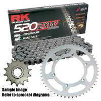 RK X-Ring Chain & Sprocket Kit for 2003-2023 Honda CBR600RR - 15/43