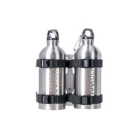 SW-Motech Trax Bottle Set for Trax Accessory Mounts - 0.6L Stainless Steel (Pair)