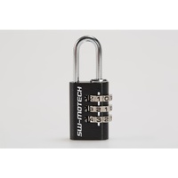 Lock for motorcycle luggage. Black. Combination lock. (BC.LOC.00.001.10200/B)