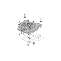 SW-Motech Alu-Rack Adapter Plate for Trax Top Case