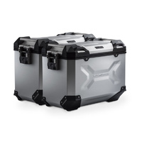 TRAX ADV aluminium case system. Silver. 45/45 l. Suzuki GSX-S1000GX (23-). (KFT.05.601.70100/S)