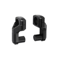 SW-Motech Vario Handlebar Riser / Bar Back for 22mm Handlebars - Black