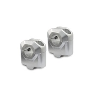 SW-Motech 30mm Silver Bar Risers for 22mm Handlebars