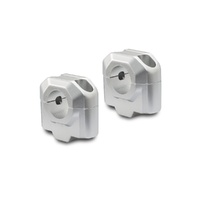 SW-Motech 30mm Silver Bar Risers for 28mm Handlebars