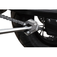 Extension for side stand foot. Black/Silver. Triumph Tiger 800 models (10-17). (STS.11.102.10000/S)