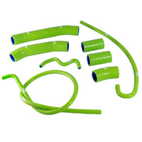 Samco Green Hose Kit for 2022-2023 Kawasaki ZH2 