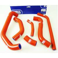 Samco Orange Hose Kit for 2011-2015 Kawasaki ZX10R 