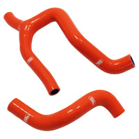 Samco Orange Hose Kit for 2019-2022 Husqvarna FC350