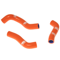 Samco Orange Hose Kit for 2011-2012 KTM 250 SXF