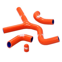 Samco Orange Hose Kit for 2000-2002 KTM 400 EXC 