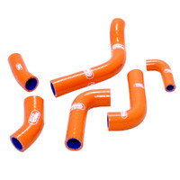 Samco Orange Hose Kit for 2014-2016 KTM 250 EXCF 