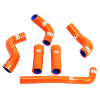 Samco Orange Hose Kit for 2004-2007 KTM 525 EXC 