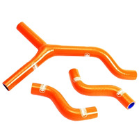 Samco Orange Hose Kit for 2007 KTM 250 EXCF 