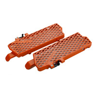 Trail Tech Orange Radiator Guard for 2009-2012 Husaberg 450FS E