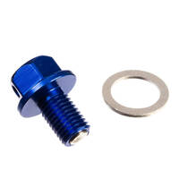 Magnetic Sump Plug M10 x 15 x 1.5 - Blue