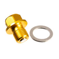 Magnetic Sump Plug M12 x 15 x 1.5 - Orange