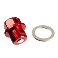 Magnetic Sump Plug M14 x 10 x 1.25 - Red