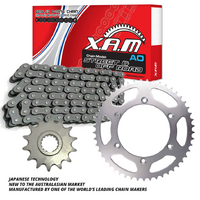 XAM O-Ring Chain & Sprocket Kit for 2008-2024 Kawasaki KLX140L Big Wheel - 13/51