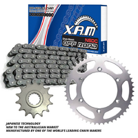 XAM Non-Sealed Chain & Sprocket Kit for 1997 KTM 620 LC4 Adventure 17/45